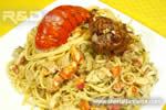 Linguine astice e carciofi