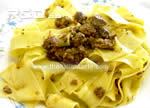 pappardelle con sugo di lepre