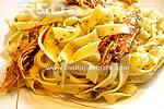 Tagliatelle con gamberoni