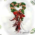 Idee per centrotavola natalizio con pino