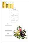 menu card