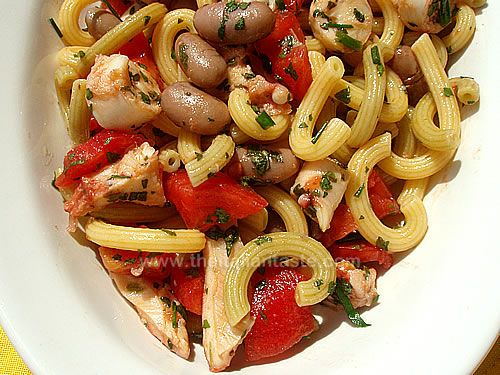 Insalata di pasta con polpo