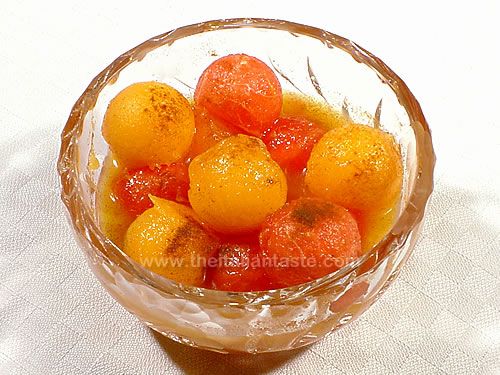 Watermelon-and-melon salad