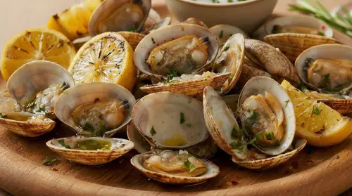 Grilled clams