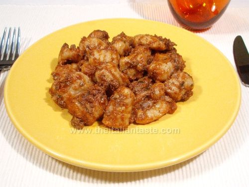 Gnocchi con sugo di carne di cavallo
