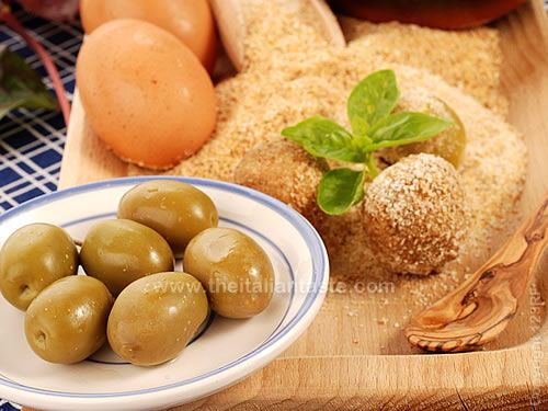 Olive all'ascolana senza formaggio