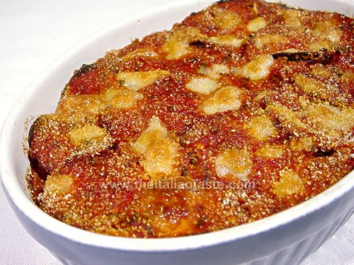 Parmigiana di melanzane senza fritto nè soffritto