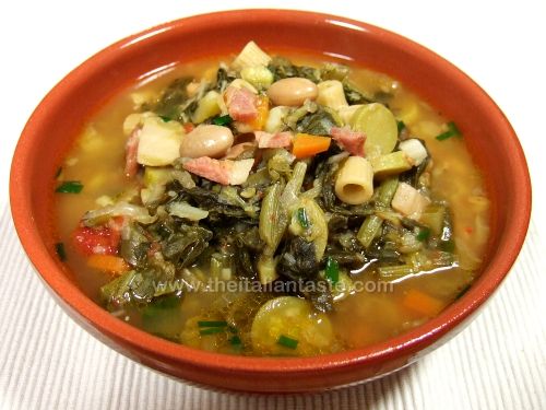"Minestrone" (vegetable soups)