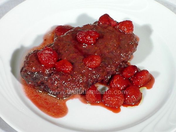 Petti d'anatra ai lamponi