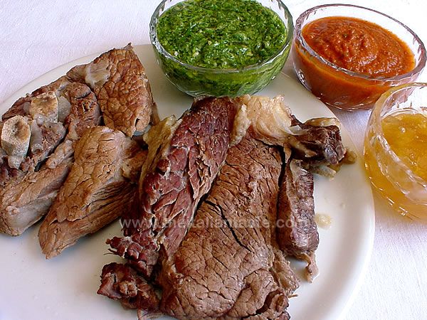 Simple poached beef, Italy-style