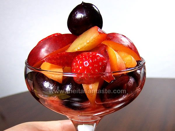 Macedonia di frutta estiva senza zucchero