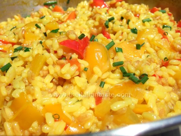 Bell pepper risotto recipe