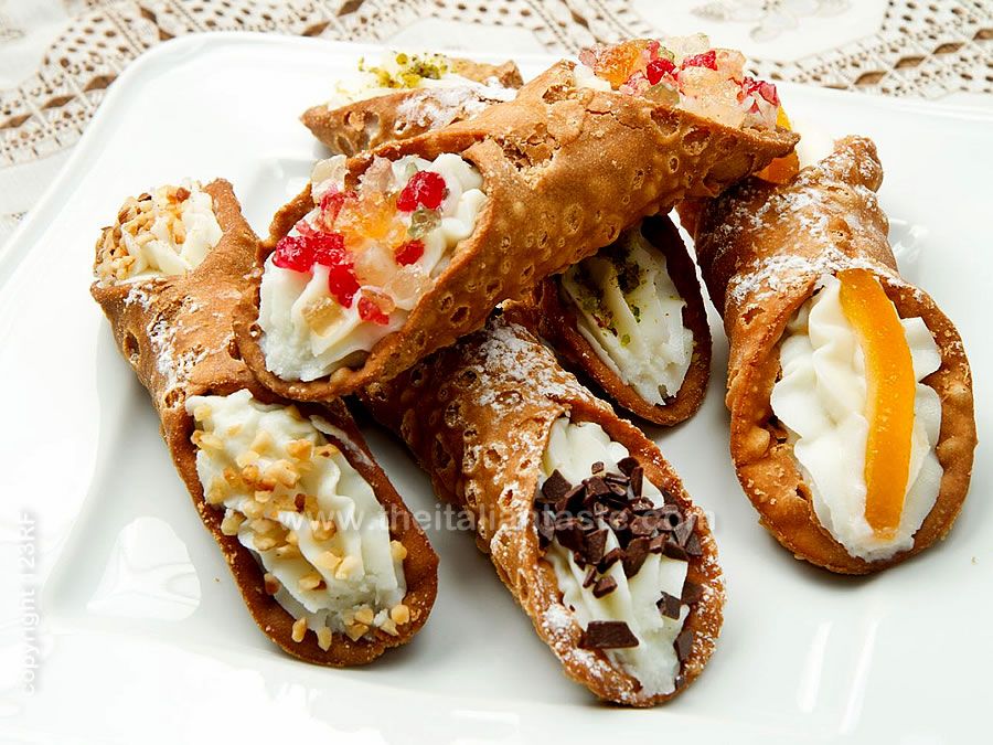 Sicilian cannoli