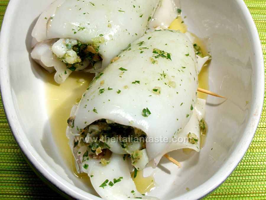 Stuffed cuttlefish, Basilicata style