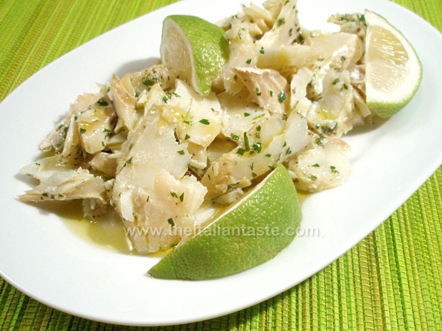 Boiled stockfish, Venetian-style