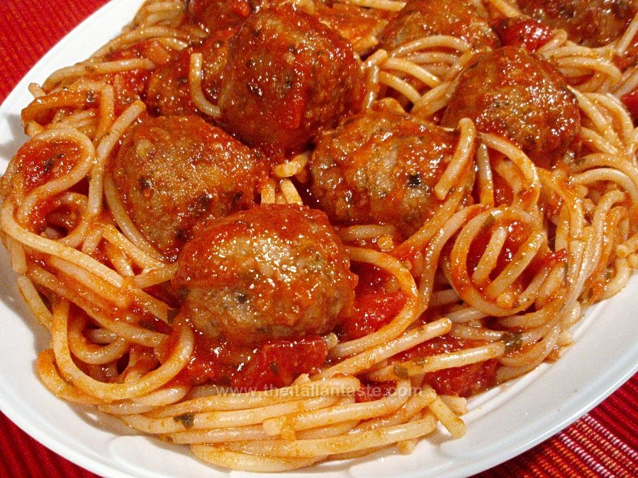 Spaghetti e polpette