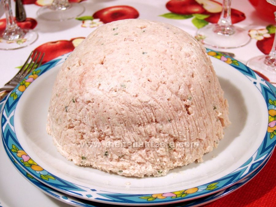 Cooked ham mousse