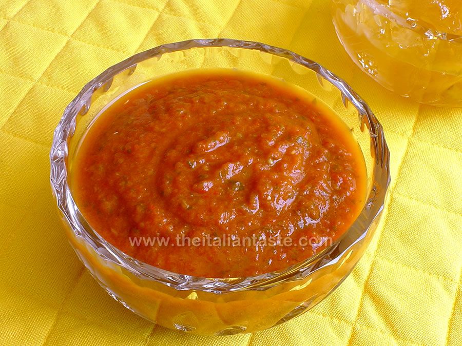 Hot red sauce, Piedmont-style